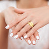 14K Polished Bypass Ring