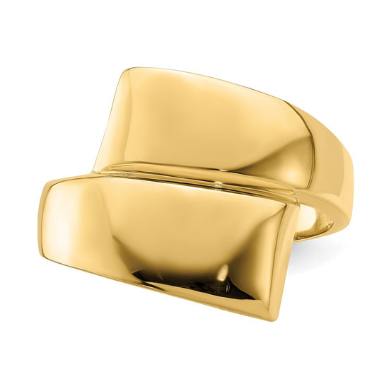 14K Polished Bypass Ring