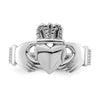 Gold Polished Claddagh Rings