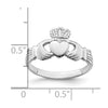 Gold Polished Claddagh Rings