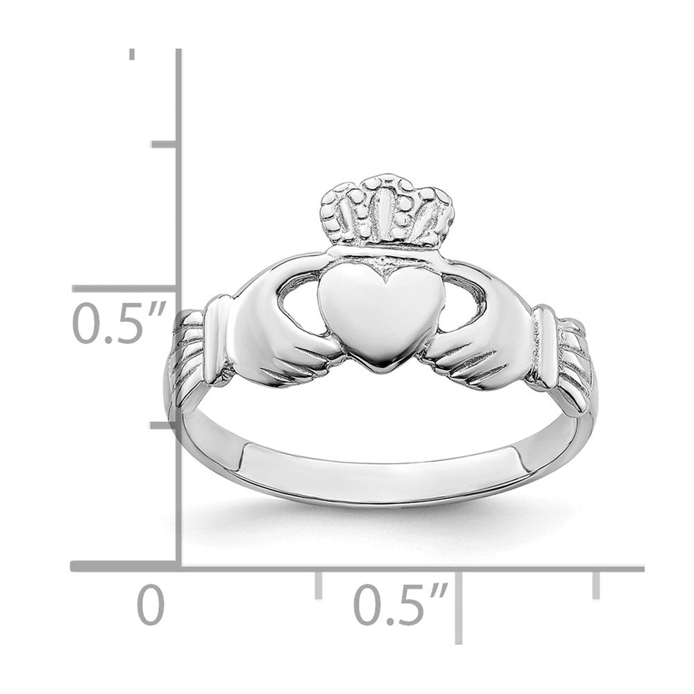 Gold Polished Claddagh Rings