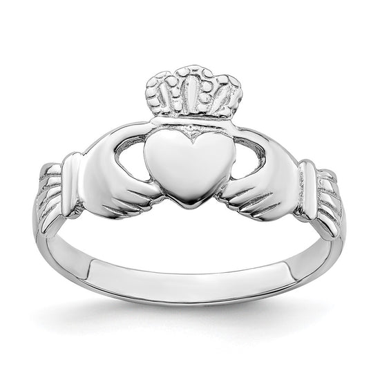 Gold Polished Claddagh Rings