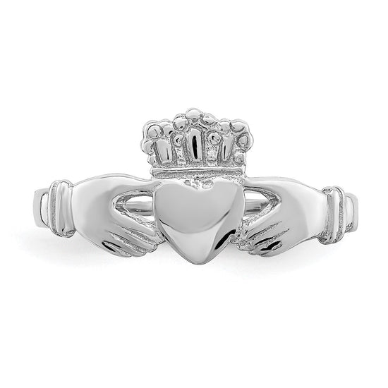 Gold Polished Claddagh Rings