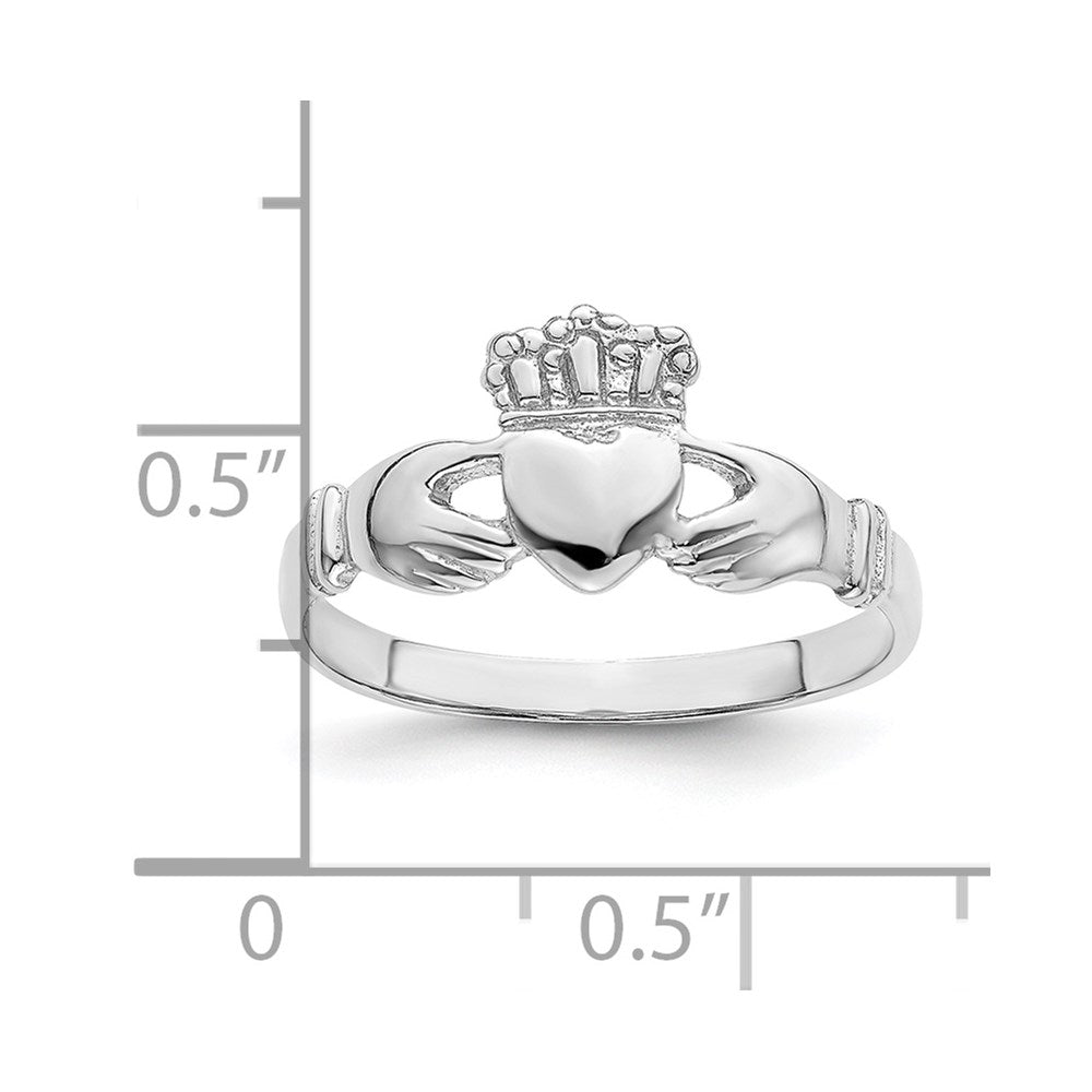 Gold Polished Claddagh Rings