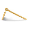 14k Dangle Filigree Heart Ring