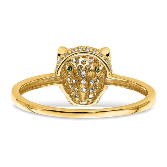 Gold Polished Lioness Rings
