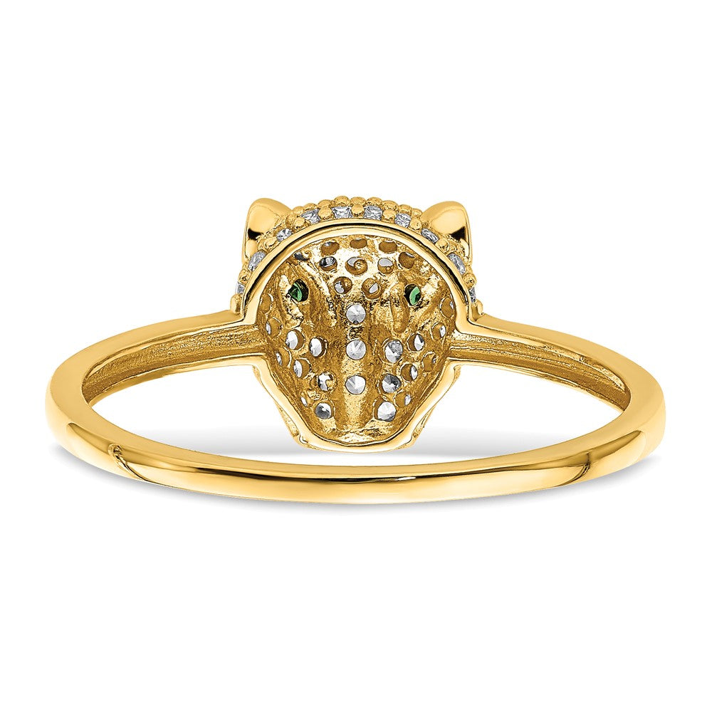 Gold Polished Lioness Rings