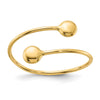 14K Polished Adjustable Fashion Ring