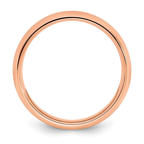 14KR 3mm Standard Comfort Fit Wedding Band Size 7