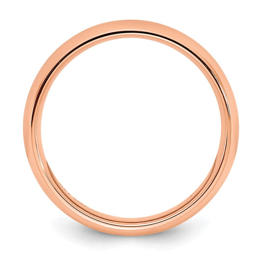 14KR 3mm Standard Comfort Fit Wedding Band Size 7