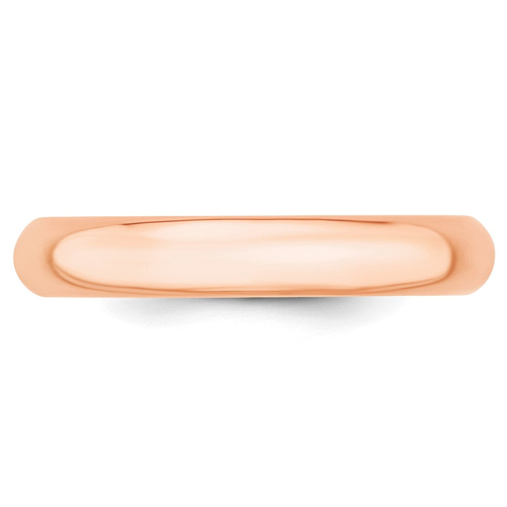 14k Rose Gold 4mm Comfort-Fit Band