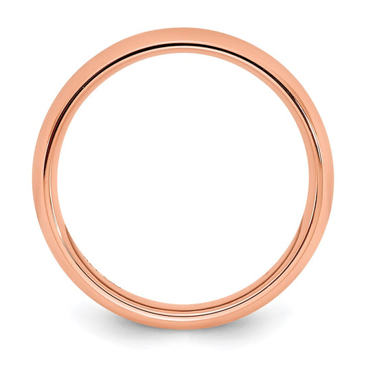 14k Rose Gold 5mm Comfort-Fit Band