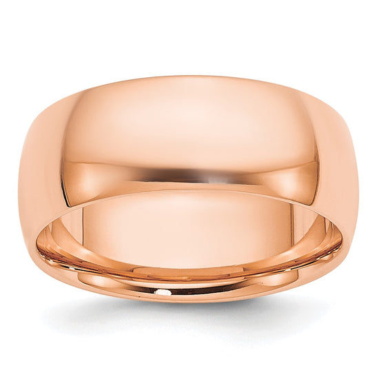 14K rose gold 7mm LTW Comfort Fit Band Size 12