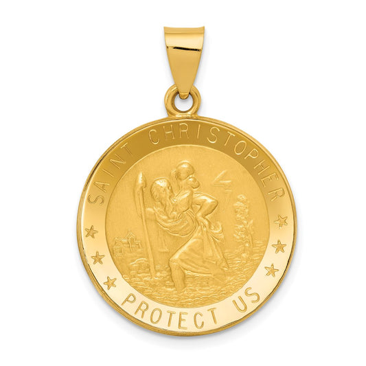 Gold St. Christopher Pendants