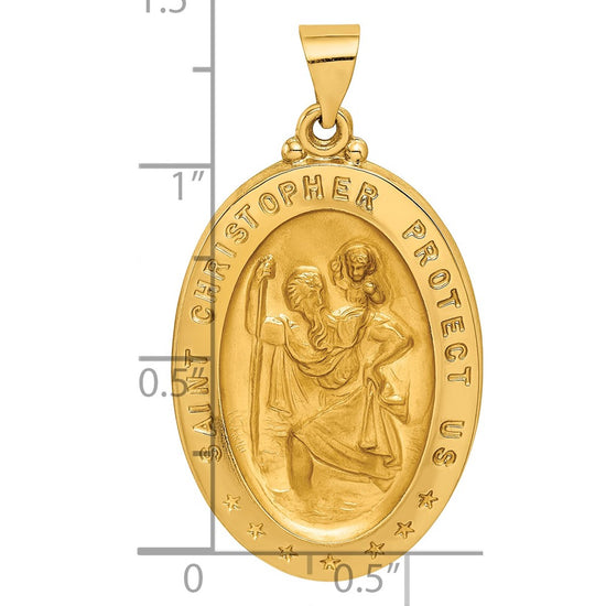 Gold St. Christopher Pendants