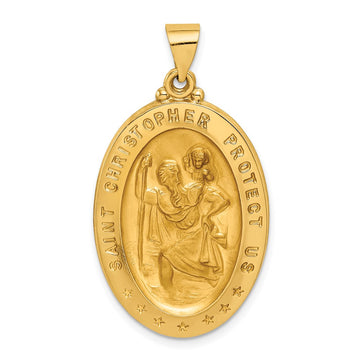 Gold St. Christopher Pendants
