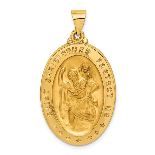 Gold St. Christopher Pendants