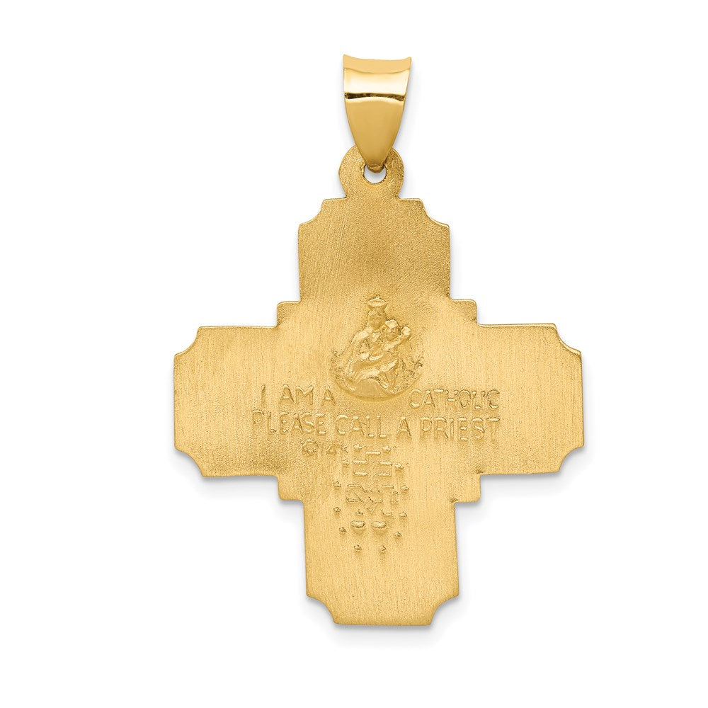 Gold Four Way Medal Pendants