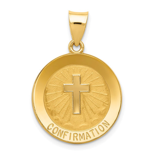 Gold Confimation Pendants