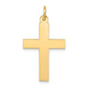 14k Polished Cross Pendant