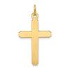 14k Polished Cross Pendant