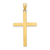 Gold Polished Latin Cross Pendant