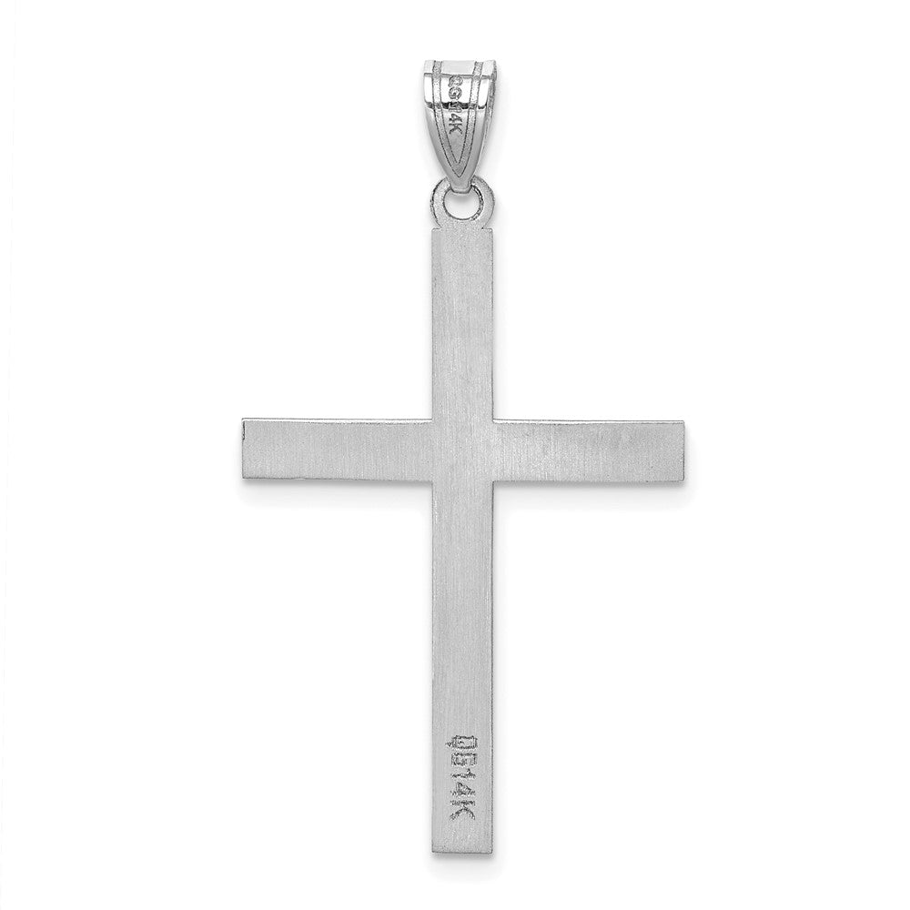 Gold Polished Latin Cross Pendant