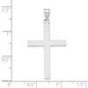 Gold Polished Latin Cross Pendant