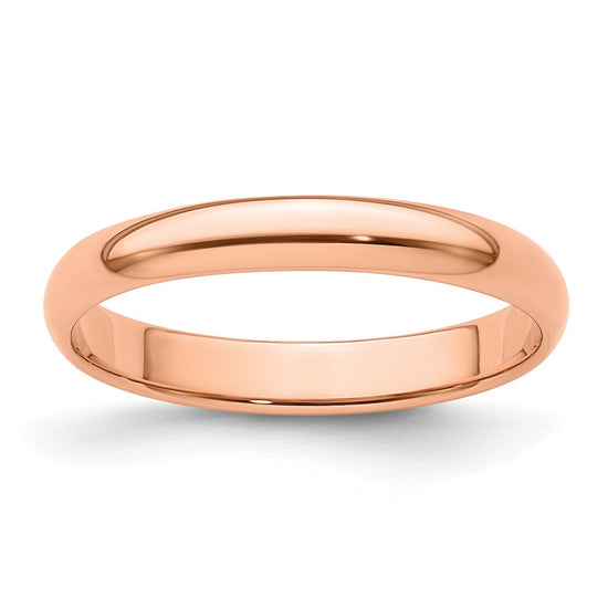 Half Round Lightweight Band — 3 mm
