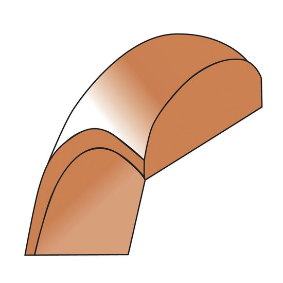 Half Round Lightweight Band — 3 mm