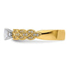 14K Diamond Peg Set Semi-Mount Engagement Ring