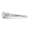 14k White Gold Diamond Semi-Mount Engagement Ring