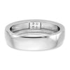 14k White Gold Diamond Womens Complete Wedding Band