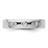 14k White Gold Diamond Mens Complete Wedding Band