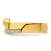 14k Diamond Womens Complete Wedding Band