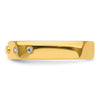 14k Infinity Diamond Mens Complete Wedding Band