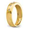 14k Infinity Diamond Womens Complete Wedding Band