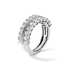 14k White Gold 1 3/4 carat Lab Grown Diamond VS/SI+ G+ Complete Fashion Band