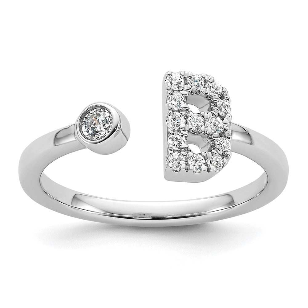 Initial Adjustable Diamond Rings