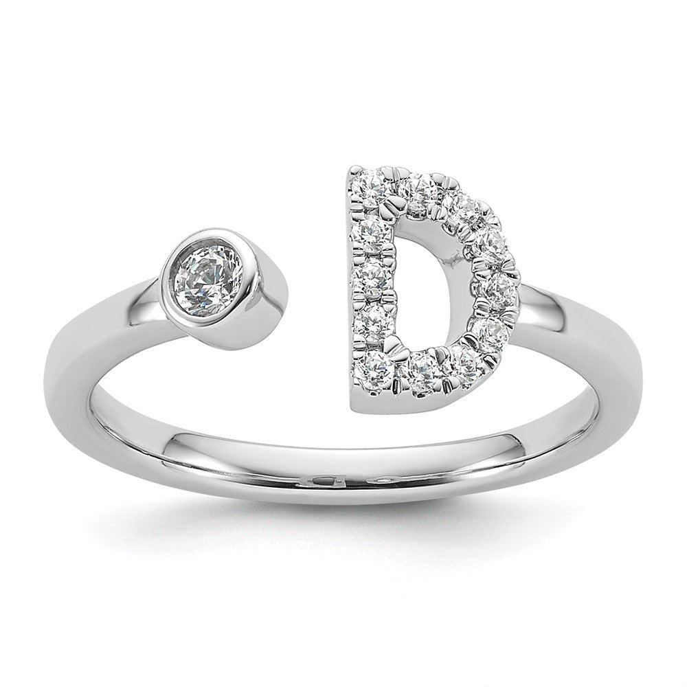 Initial Adjustable Diamond Rings
