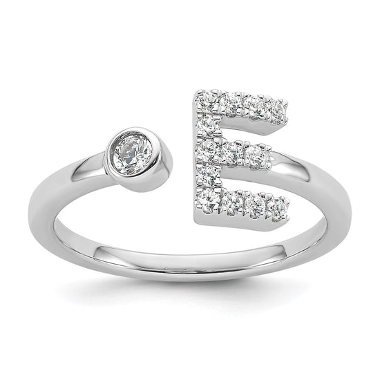 Initial Adjustable Diamond Rings