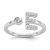 Initial Adjustable Diamond Rings