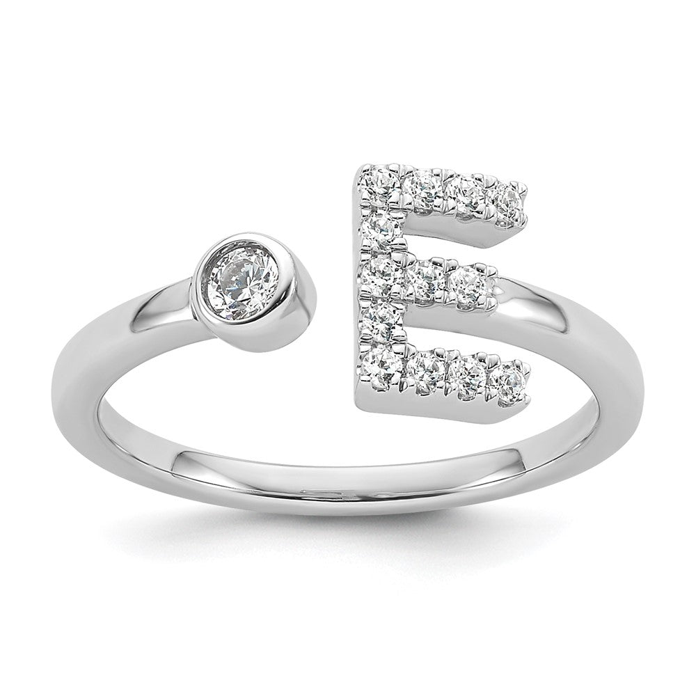 Initial Adjustable Diamond Rings