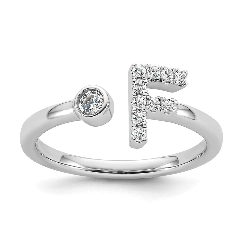 Initial Adjustable Diamond Rings