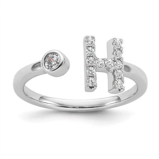 Initial Adjustable Diamond Rings