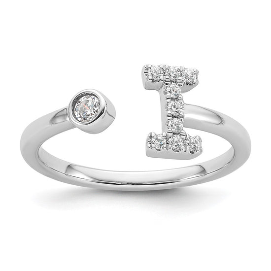 Initial Adjustable Diamond Rings
