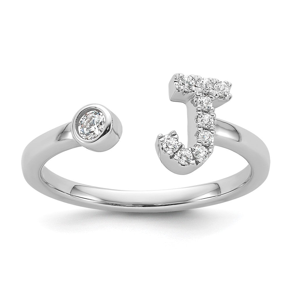 Initial Adjustable Diamond Rings