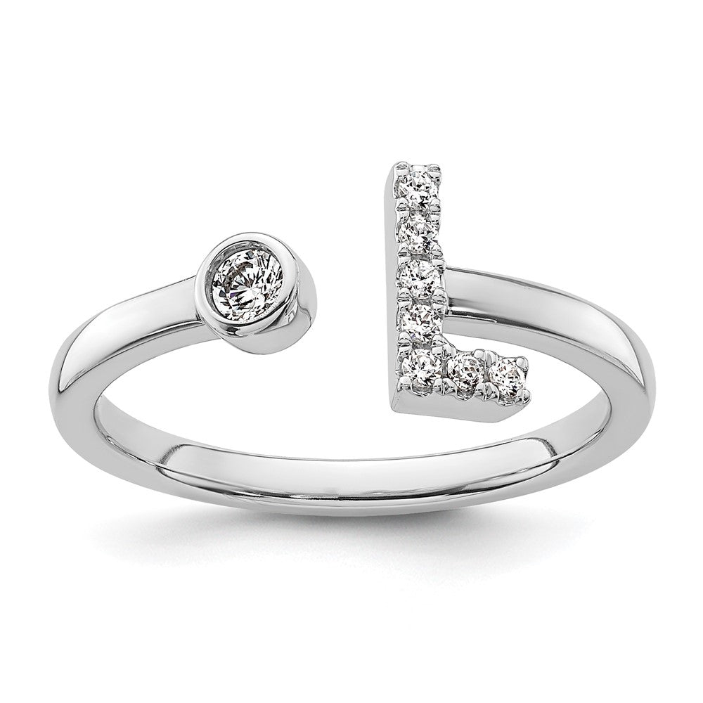 Initial Adjustable Diamond Rings