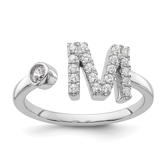 Initial Adjustable Diamond Rings