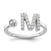 Initial Adjustable Diamond Rings
